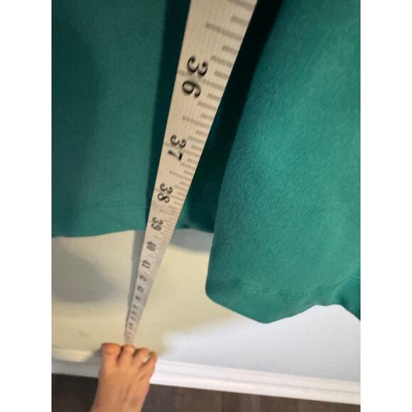 Eddie Bauer Women's Blue Solid Sleeveless V-Neck Mini Warp Dress Size Small - Picture 5 of 5